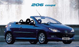 Puzzle Peugeot 206 cc