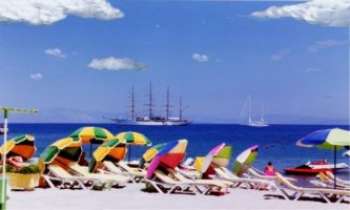 Puzzle 465 - Plage et Voiliers