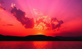 Puzzle Soleil Rouge