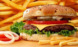 Puzzle Hamburger - Frites
