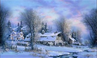 Puzzle Une journée d' hiver