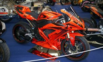 Puzzle Moto rouge
