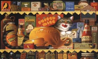 Puzzle Epicerie pour chat