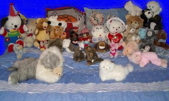 Puzzle Peluches pour Noël