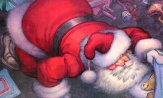 Puzzle Un tendre Père Noël