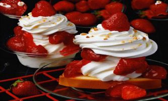 Puzzle Glace aux fraises