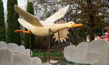 Puzzle 2324 - Envol d'oie - sculpture