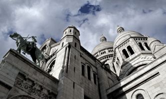 Puzzle Le Sacré-Coeur en hiver