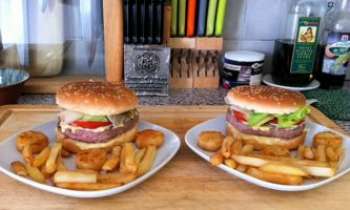 Puzzle 3190 - Hamburgers maison