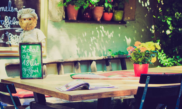 Puzzle Table en terrasse