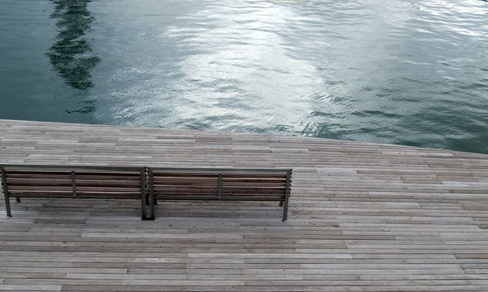 Puzzle Banc sur un ponton
