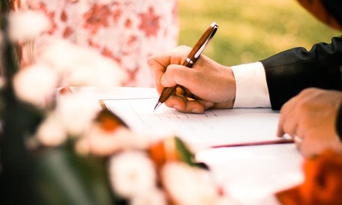 Puzzle Signature pour un mariage
