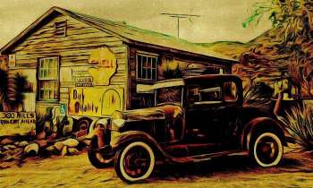 Puzzle 3603 - tableau ancienne voiture