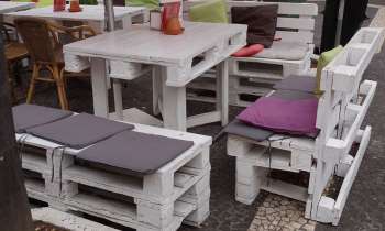 Puzzle 3787 - Terrasse de café en palette