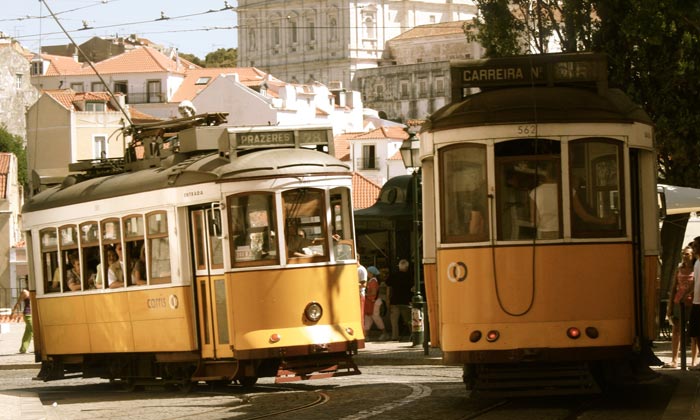 Puzzle 2 tramways jaunes