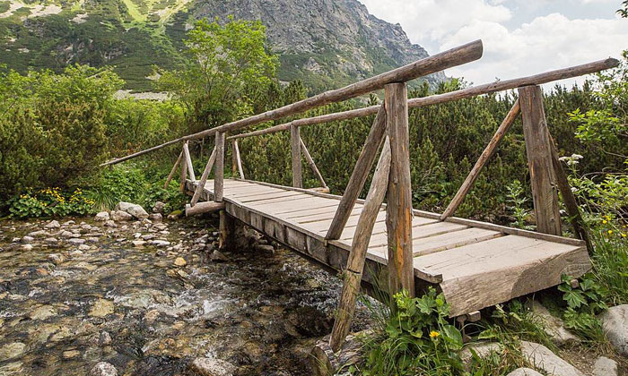 Puzzle Pont en bois