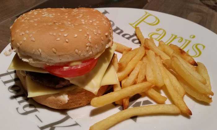 Puzzle Hamburger et frites