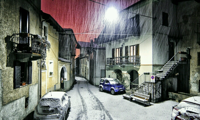 Puzzle Ruelle sous la neige