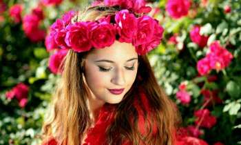 Puzzle 4505 - Couronne de roses