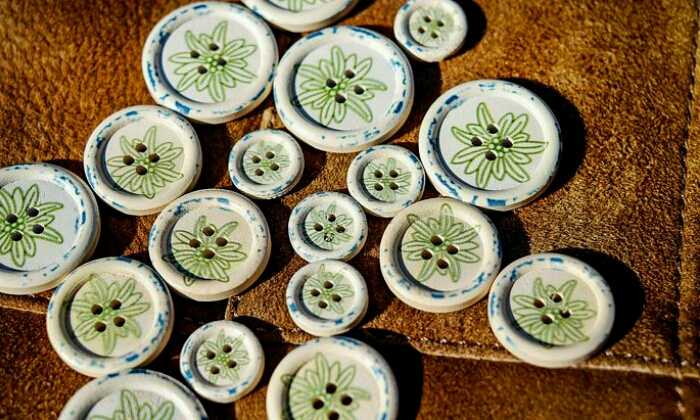 Puzzle boutons décorés