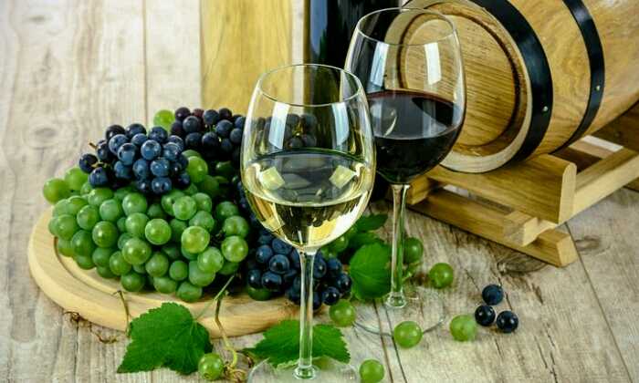 Puzzle raisins et vins