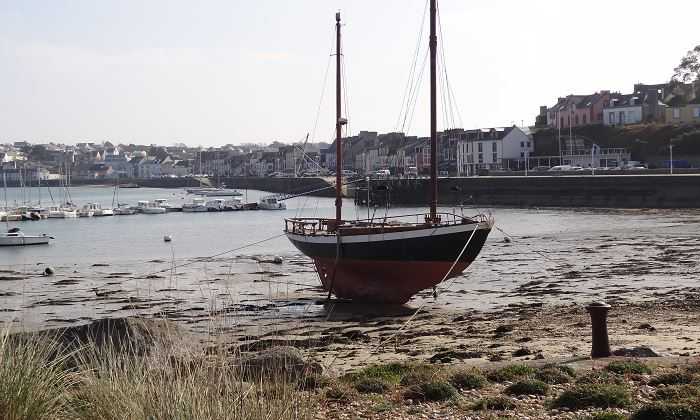 Puzzle Bateau à marée basse