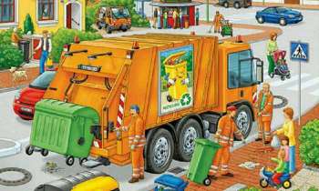 Puzzle 4304 - Camion poubelles