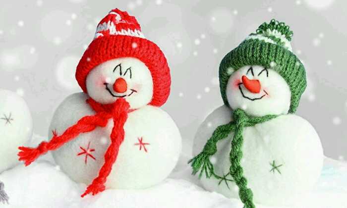 Puzzle 2 bonhommes de neige
