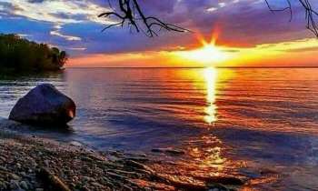 Puzzle 4656 - Coucher de soleil en Bretagne