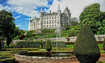Puzzle 5176 - Château et fontaine