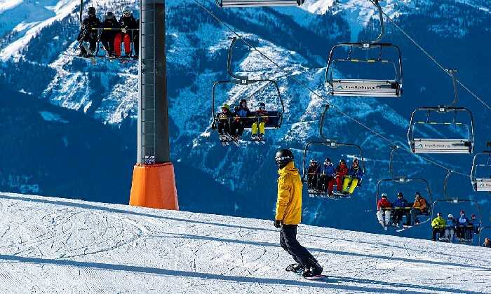 Puzzle Ski en montagne