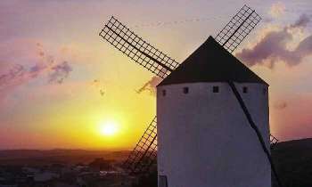 Puzzle 5178 - Moulin au coucher du soleil