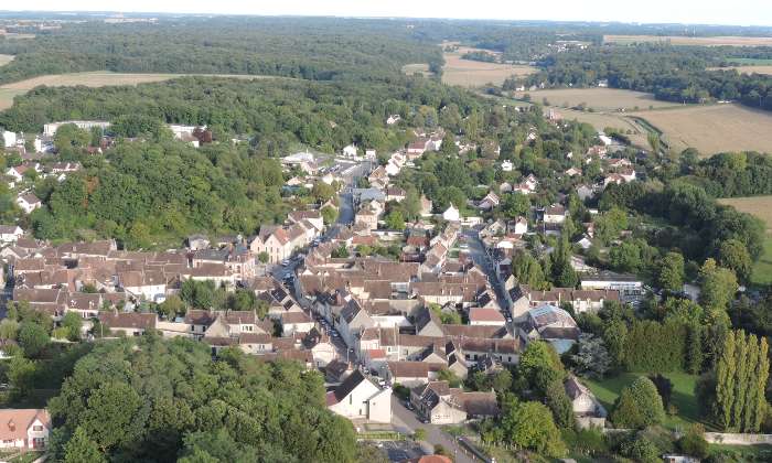 Puzzle Village vu du ciel