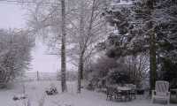 Puzzle Jardin sous la neige
