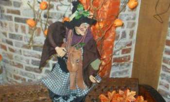 Puzzle 5386 - Sorcière et citrouilles