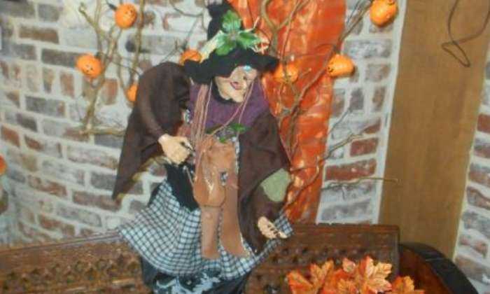Puzzle Sorcière et citrouilles
