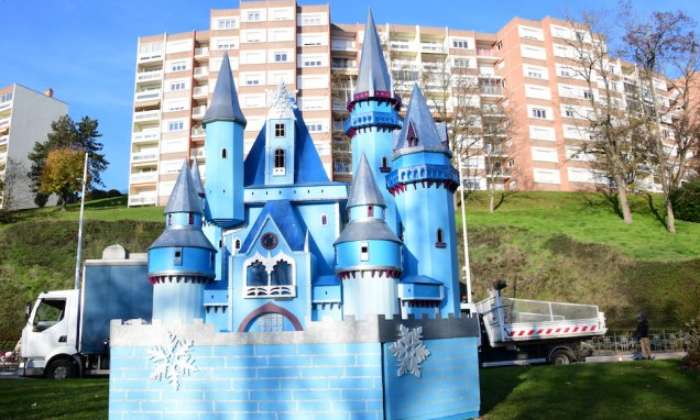 Puzzle Château de Noël