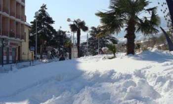 Puzzle 5456 - Argelès-sur-mer sous la neige