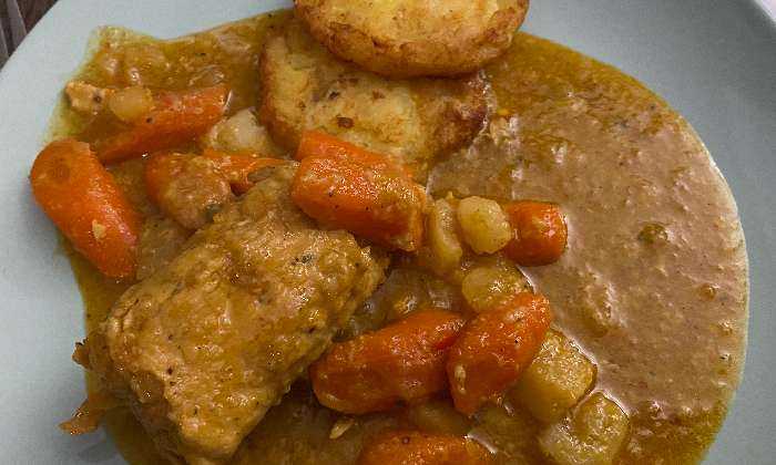 Puzzle Plat ragout de veau carottes