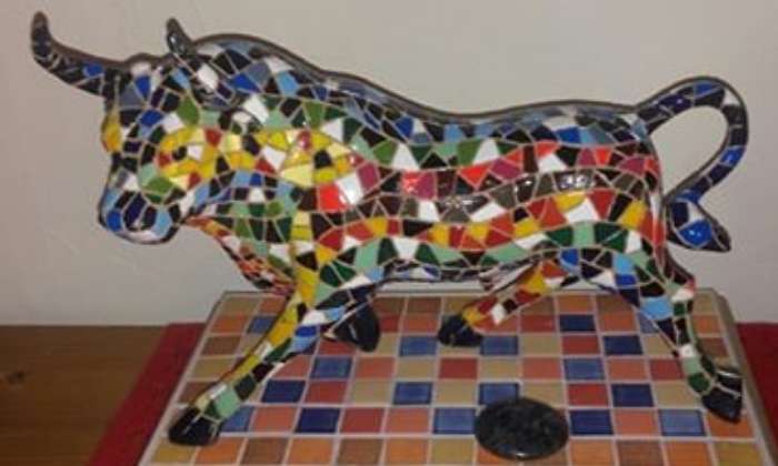 Puzzle taureau mosaïque