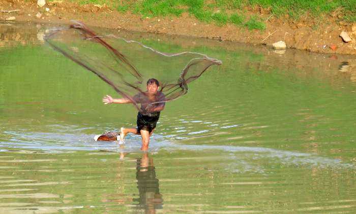 Puzzle Pêcheur laotien