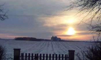 Puzzle 5602 - lever de soleil sur la neige