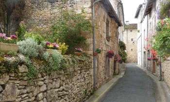 Puzzle 12178 - ruelle fleurie à brantôme