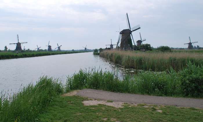Puzzle les moulins de kinderdijk