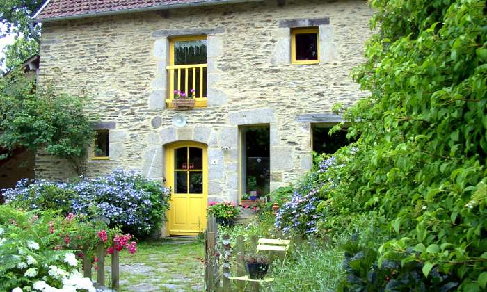 Puzzle maison fleurie