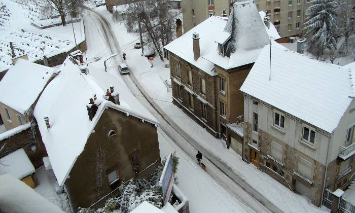 Puzzle Neige sur la ville