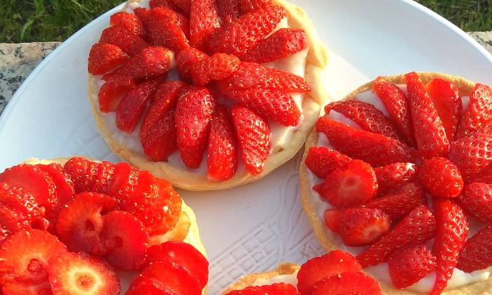 Puzzle Dessert aux fraises
