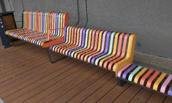 Puzzle 6041 - Bancs multicolores