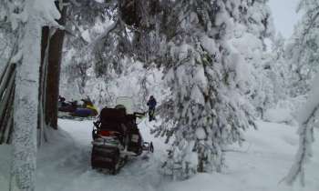 Puzzle 6105 - moto neige en Laponie