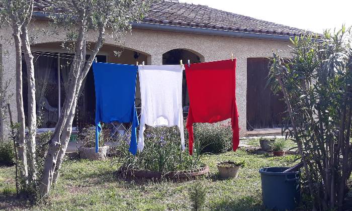 Puzzle bleu blanc rouge